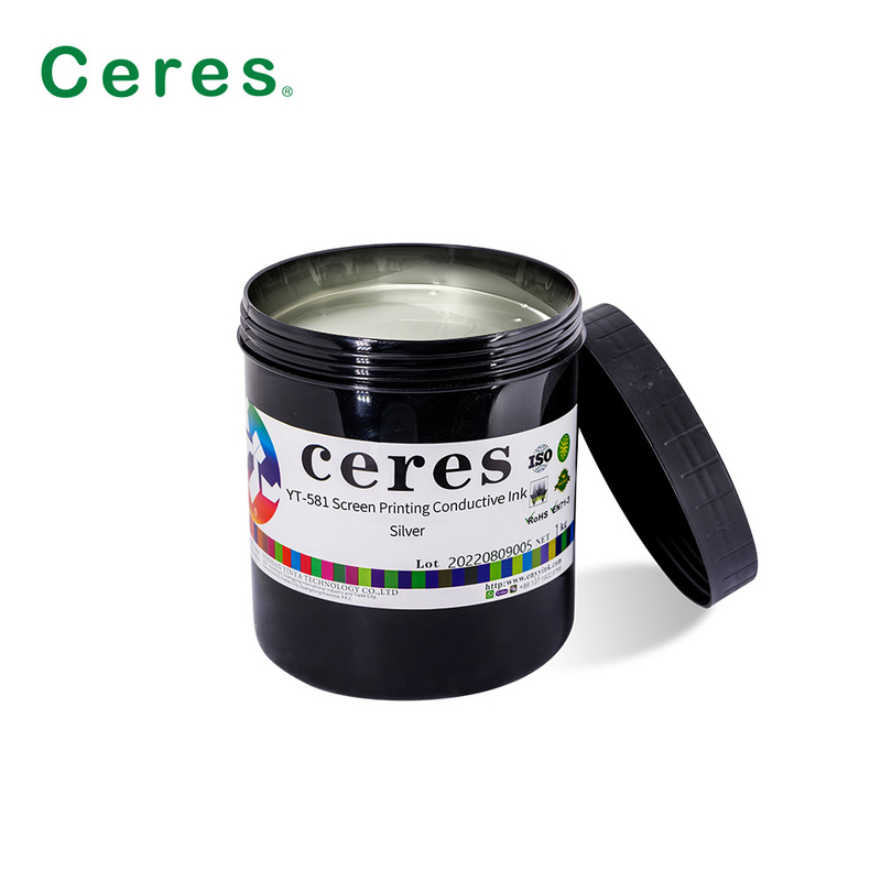 75ohm Carbon Security Printing Ink สีเงิน สําหรับบอร์ดวงจร