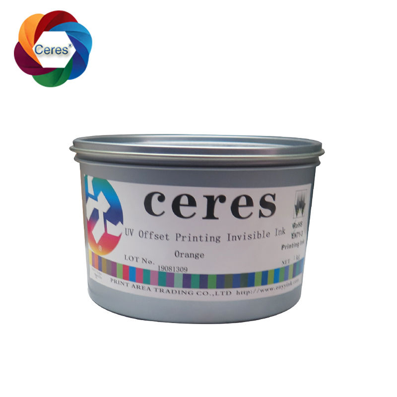 สี UV ที่มองไม่เห็นสําหรับการพิมพ์หน้าจอ