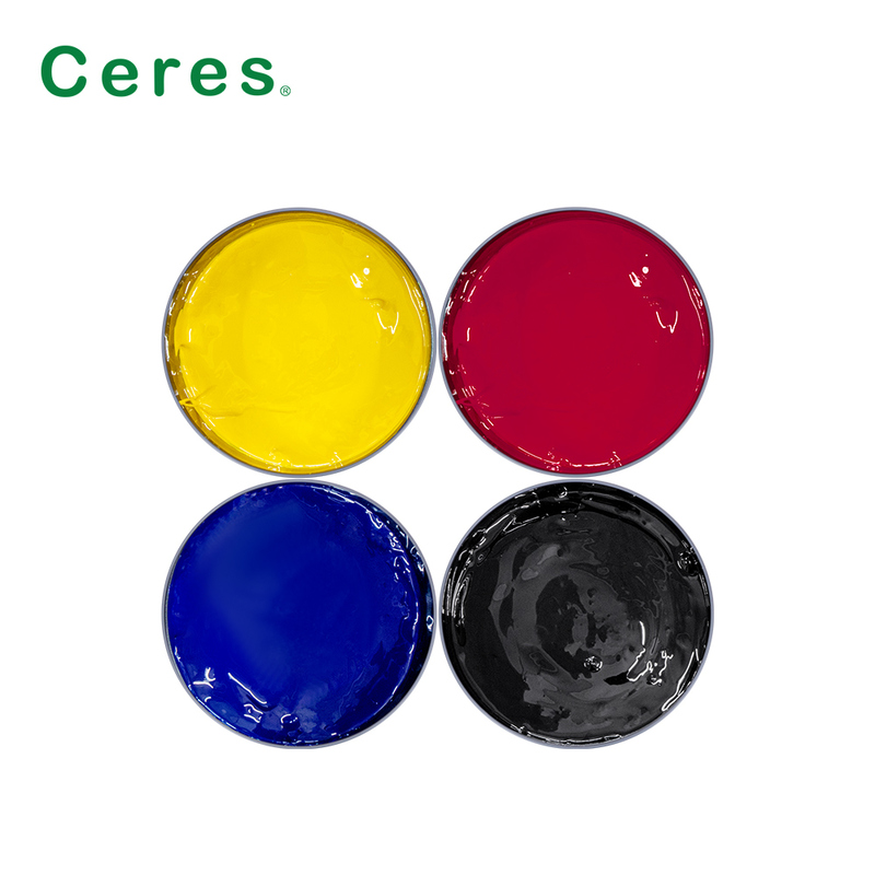 หมึกพิมพ์ออฟเซ็ตชนิดตัวทำละลาย Ceres YT-06 สำหรับเมลามีน บรรจุ 1 กก./กระป๋อง และคุณภาพเกรด A+