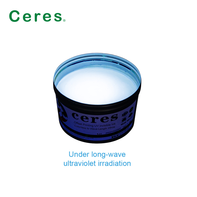 สีไร้สีเป็นสีขาว UV Flexo Printing UV Invisible Ink สําหรับผลพิเศษ