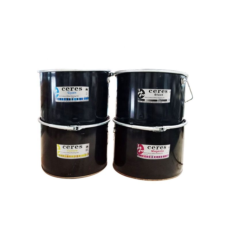 การพิมพ์หนังสือพิมพ์ Coldset Web Offset Ink Solvent ฐานสําหรับการพิมพ์หนังสือพิมพ์ในถังเหล็ก 20 กิโลกรัม