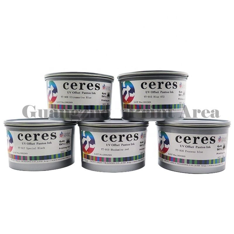 YT-910 UV Offset Ink ด้วยการรับประกัน 24 เดือน 100% ปลอดภัยและผ่านการทดสอบสําหรับการพิมพ์แพคเกจ