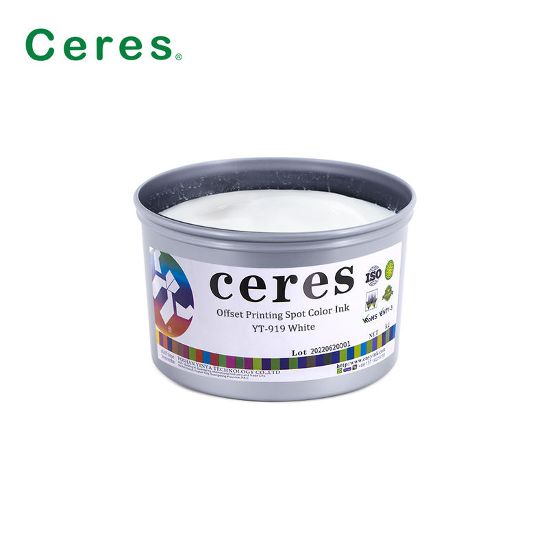 สี Pantone Spot สีพิมพ์ออฟเซ็ตที่ใช้สารละลาย มีความละอ่อนสูงสําหรับการพิมพ์พัสดุ