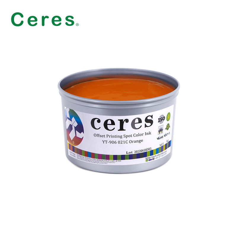 สี Pantone Spot สีพิมพ์ออฟเซ็ตที่ใช้สารละลาย มีความละอ่อนสูงสําหรับการพิมพ์พัสดุ