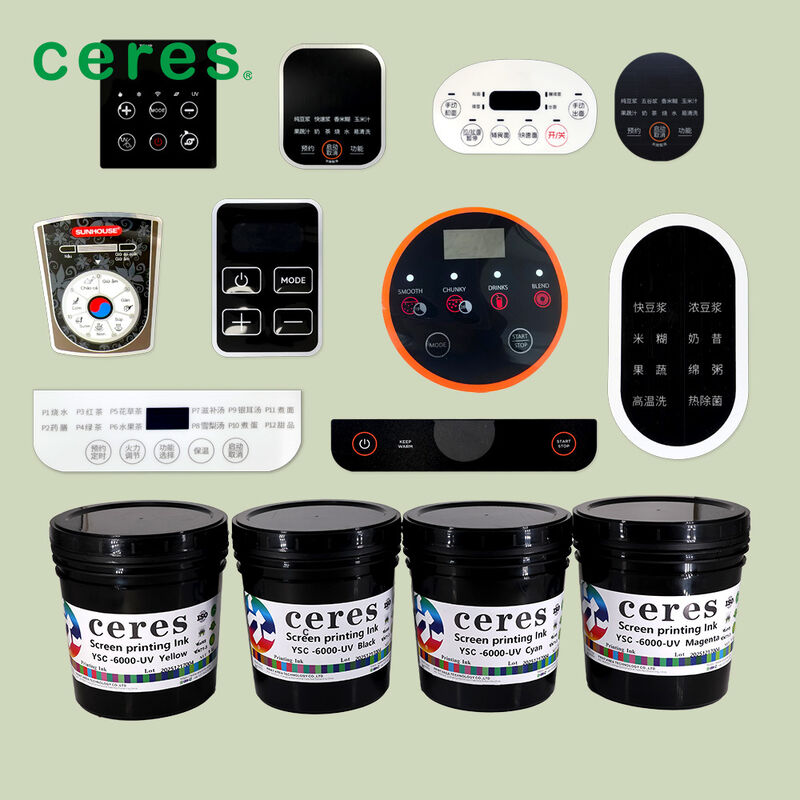 High Opacity UV Screen Printing Ink with High Flexibility and Fast Drying for Touchscreen Films