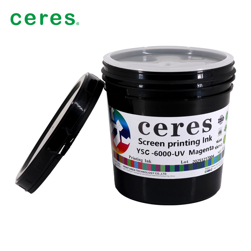 High Opacity UV Screen Printing Ink with High Flexibility and Fast Drying for Touchscreen Films