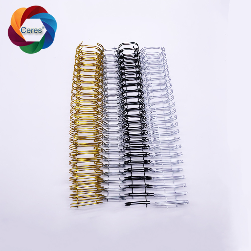 2 ถึง 1 สายผ่าตัดสไพร่ 1.4 มิลลิเมตร Twin Ring Pantone Double Notebook Spring Binder