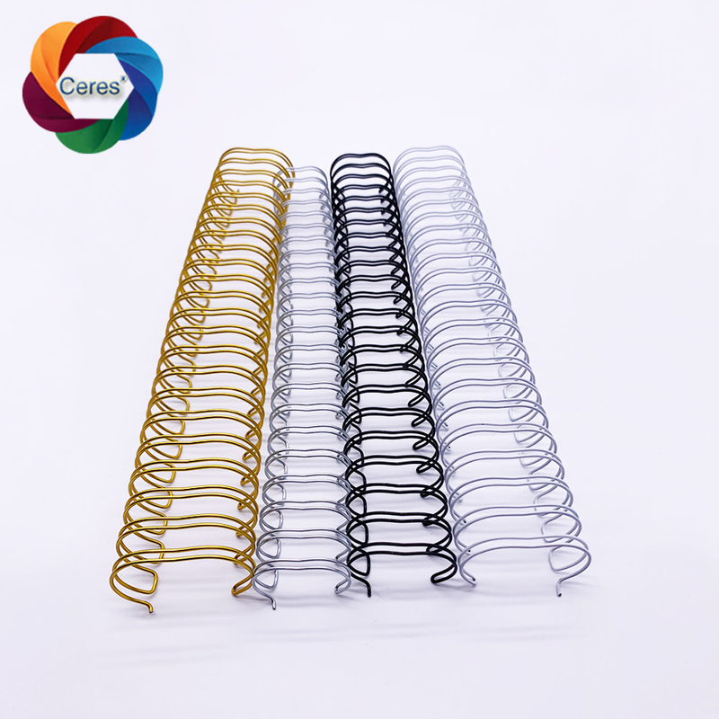 2 ถึง 1 สายผ่าตัดสไพร่ 1.4 มิลลิเมตร Twin Ring Pantone Double Notebook Spring Binder