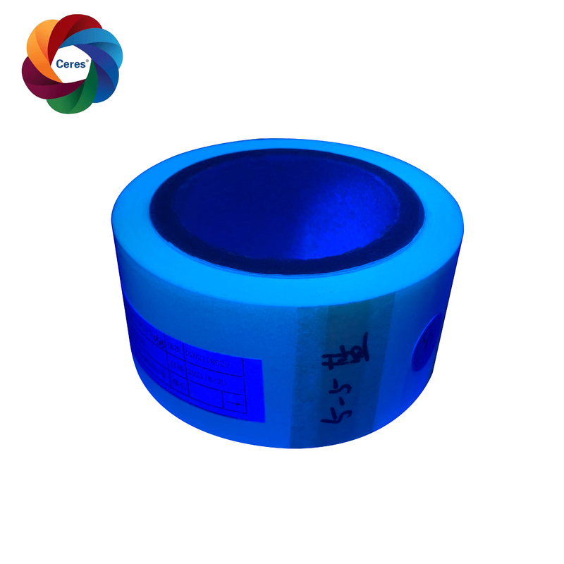 PET 27 Mic Hot Stamping Film UV Invisible Ink Blue Bopp Paper Lamination Film ผนังเลมเนชั่นกระดาษ