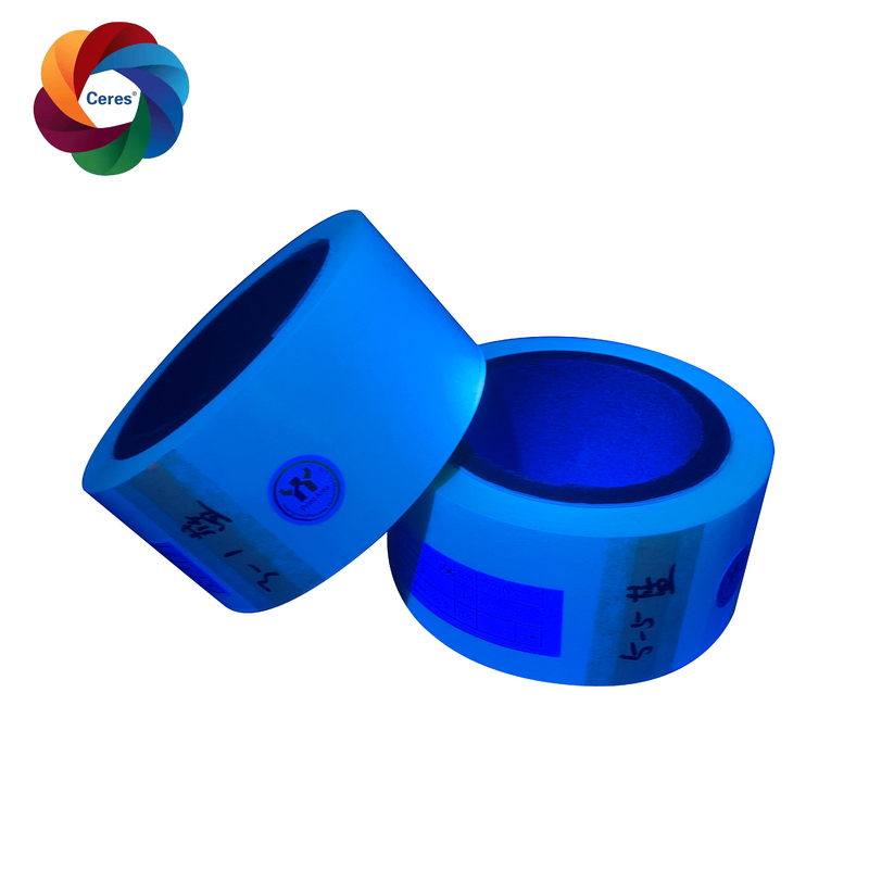 PET 27 Mic Hot Stamping Film UV Invisible Ink Blue Bopp Paper Lamination Film ผนังเลมเนชั่นกระดาษ