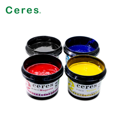สีจุดสดใส สี UV ออฟเซต 1 กิโลกรัม กระปุกพิมพ์ Pantone ความเร็วสูง