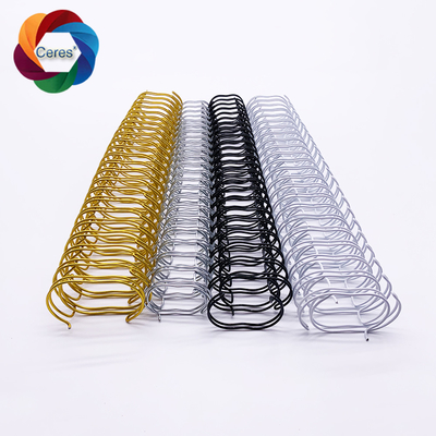 2 ถึง 1 สายผ่าตัดสไพร่ 1.4 มิลลิเมตร Twin Ring Pantone Double Notebook Spring Binder